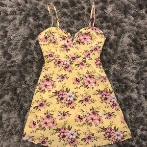 Yellow Floral Dress from Forever 21!